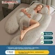 Подушка BabyWatch U-Shape для вагітних Холофайбер фігурна для сну на боці Gray - зображення 7