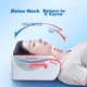 Подушка Aeromax Anti-Side Sleeping Memory foam Ортопедична з ефектом пам'яті для шийного відділу хребта White - зображення 6