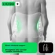 Комплект подушок в авто CICIDO для шиї та попереку, плюш Delicate-plush, ергономічний дизайн Gray - зображення 5