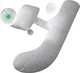 Подушка для вагітних October Crystal SH3220 U-подібна Memory foam Green - зображення 2