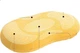 Подушка Tangdao Chillax Cat Belly ортопедична Memory foam 66х40х10/11 см Yellow - зображення 2