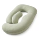 Подушка для беременных Cotton Center Meiquan Bamboo Green Хлопок для сна на боку 150×75×20 см 2 шт Green - изображение 1