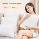 Подушка декоративная Aeromax Memory foam Прямоугольная 30х50 см White - изображение 5