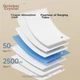 Пеленки одноразовые October Crystal 60×90 см 32 шт White (SH124*4) - изображение 9