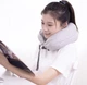 Подушка дорожня U-подібна Jingdong Jingzao 94% натуральний латекс 66x16 см Dark Gray - зображення 4