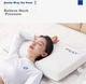 Подушка MLILY Memory foam ортопедична з гелем 68х40х10 см - зображення 4