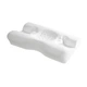Подушка ортопедическая JAHVERY 3D Bone Type Pillow с эффектом памяти 12-9 см. White - изображение 1