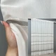 Тюль VR-Textil 2081т Мережка Льон Молочний з сірим 400х270 см (42-1294) - зображення 1
