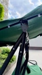 Садовая качель 4P Garden Comfort четырёхместная, 230 см, раскладная, с подушками и подстаканниками, Зеленая - изображение 13