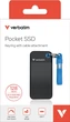 Внешний диск Verbatim Pocket SSD 128GB USB Black-Blue (23942324331) - изображение 4