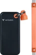 Зовнішній диск Verbatim Pocket SSD 128GB USB Black-Orange (23942324355) - зображення 2