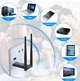 USB Ретранслятор Wi-Fi 2.4G 2 антени 300 Мбіт/с подовжувач підсилювач сигналу WIFI розширювач зони покриття сигналу мережі інтернет репітер повторювач вайфай U8 Power Black - зображення 4