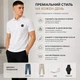Чоловіча футболка поло Philipp Plein біла з металевим логотипом преміальної якості XL (25-951-013) - изображение 7