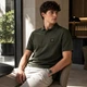 Чоловіча футболка поло Stone Island хакі преміум трикотаж лакоста Туреччина L (25-957-013) - изображение 9