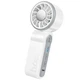 Портативный вентилятор Hoco HX604 handheld folding fan 3000 mAh White - изображение 1