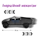 Коллекционная моделька Tesla Cybertruck металлическая машинка игрушка с подсветкой фар и звуковыми эффектами 16 см Черный (9409303) - изображение 7