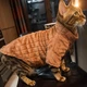 Флисовая кофта для котов (кошек) Фараон M Коричневый - изображение 8