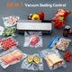 Вакуумный упаковщик для пищевых продуктов, автоматическая упаковка 80 кПа Серый - изображение 4