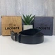 Мужской кожаный ремень автомат Lacoste натуральная кожа пояс для мужчин стильный крокодил - изображение 4