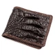 Портмоне CROCODILE LEATHER bg182fash29 из натуральной кожи крокодила Коричневый - изображение 1