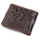 Портмоне CROCODILE LEATHER bg182fash29 из натуральной кожи крокодила Коричневый - изображение 2