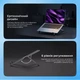 Подставка для ноутбука складная алюминиевая Proove X-Fan с регулировкой высоты, до16" - изображение 5