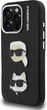 Etui plecki Karl Lagerfeld FW Grained Karl & Choupette Heads Pins do Apple iPhone 16 Pro Max Black (KLHCP16XPSFDHPK) - obraz 2