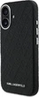 Etui plecki Karl Lagerfeld FW Stamped Karl MagSafe do Apple iPhone 16 Black (KLHMP16SPGKLFOFK) - obraz 2