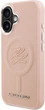 Etui plecki Karl Lagerfeld Initial & Metal Logo MagSafe do Apple iPhone 16 Pink (KLHMP16SPGFKLRDP) - obraz 2