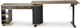 Регулируемый стол Barsky StandUp Loft 140x60x72-118 см с тумбой Brown-Black (BSTLс-01) - изображение 7