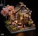 Румбокс Весняна теплиця з сакурою Інтер'єрний конструктор Sakura Greenhouse DIY Miniature House Kit M-2621 + купол - изображение 3