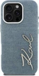 Etui plecki Karl Lagerfeld FW Jeans Signature Logo do Apple iPhone 16 Pro Blue (KLHCP16LPJFMSVB) - obraz 3