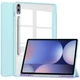 Чехол Clear Acrylic Samsung Galaxy Tab S10+ SM-X820, SM-X826 с местом для стилуса Голубой - изображение 1