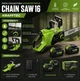 Пила цепная аккумуляторная CHAIN SAW 16 KRAFFTEC Салатовая - изображение 2