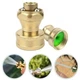 Универсальный садовый распылитель Schmidt Brass компактная латунная насадка на шланг 4,5×3 см - изображение 4