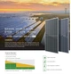 Двостороння сонячна панель Jingsun JAM156D-600W Bifacial - изображение 2