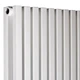 Дизайнерский радиатор Betatherm Quantum 1 2000x525 вертикальный, белый матовый - изображение 3
