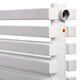 Дизайнерский радиатор Betatherm Quantum BQH2 405x1300 горизонтальный, белый матовый - изображение 3