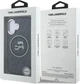 Etui plecki Karl Lagerfeld IML Glitter Karl & Choupette Heads Logo MagSafe do Apple iPhone 16 Black (KLHMP16SHMKBKCHK) - obraz 8