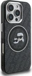 Etui plecki Karl Lagerfeld IML Glitter Karl & Choupette Heads Logo MagSafe do Apple iPhone 16 Pro Max Black (KLHMP16XHMKBKCHK) - obraz 4