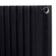 Дизайнерский радиатор Betatherm Quantum BQV2 500x845 горизонтальный, черный матовый - изображение 3