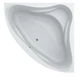 Ванна Swan угловая акриловая MILANA 140х140 см с ножками и экраном (А0045135) - изображение 2
