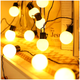 Светодиодная гирлянда шарики 20LED USB 5м для дома теплый белый LS-1203 - изображение 8