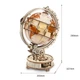Конструктор 3D дерев'яний глобус ROKR Luminous Globe ST003D (Electric Version) з LED-підсвічуванням, 185 деталей - изображение 4
