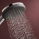 Лейка для душа Hansgrohe Raindance Alive Select S пластик, черный матовый (24500670) - изображение 4