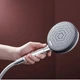 Лейка для душа Hansgrohe Raindance Alive Select S пластик, черный матовый (24500670) - изображение 6