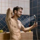 Лейка для душа Hansgrohe Activera Select S 95 2jet EcoSmart пластик, черный матовый (28033670) - изображение 2