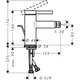 Смеситель для биде Hansgrohe Zesis S однорычажный, черный матовый (74200670) - изображение 2