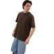 Футболка базова oversize Premium коричнева розмір L - зображення 3