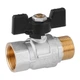 Шаровой кран Kroner 3/4″ ВН прямой, латунь (KN-06/4) - изображение 2